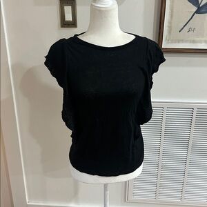 YaYa  Black Blouse linen